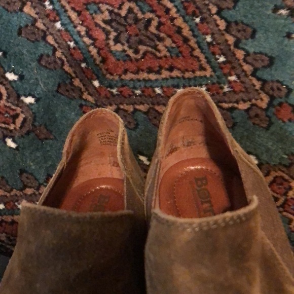 Born Suede Leather Low Booties - Picture 9 of 12